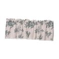thumbnail image 2 of Cortina decorativa con cenefa de 137 x 61 cm, con bolsillo para barra y tratamiento para ventanas Pájaro, 2 of 9