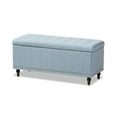 thumbnail image 1 of Banc de Rangement Kaylee Bleu Pâle, 1 of 8