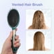 thumbnail image 5 of 1 cepillo para el pelo, cepillo para desenredar para mujeres y hombres, cepillo para el pelo para cabello liso, rizado, largo, corto, grueso, fino, seco, verde oscuro, plástico, 5 of 7