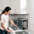thumbnail image 2 of Restored Ninja Foodi FT102CO Digital Fry, Convection Oven, Toaster, Air Fryer, with XL Capacity (Stainless Steel)- (Refurbished), 2 of 9