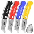 thumbnail image 1 of Juego de cuchillos utilitarios plegables Jetmore con 10 hojas adicionales, paquete de 4, 1 of 6