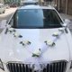thumbnail image 1 of Wedding Car Flower Plate Ribbon Bows Set Ornament Supplies Party Events, 1 of 2