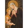thumbnail image 3 of Florentine School 13x18 Black Modern Framed Museum Art Print Titled - The Madonna and Child with Angels (15th Century), 3 of 5