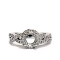 thumbnail image 2 of White Gold 3/8ct SI Fancy Diamond Semi Mount Engagement Ring, 2 of 2