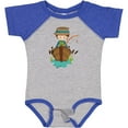 thumbnail image 3 of Inktastic Fishing Boy, Brown Hair, Fisherman, Fishing Rod Boys Baby Bodysuit, 3 of 5