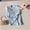 Light Blue, variant on ITSAME Girls Ruffle Tees Ribbed Knit Breathable Crewneck Tops Summer Fashion Casual T-Shirts White Size 3