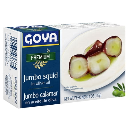 Goya Jumbo Squid in Olive Oil 4 oz