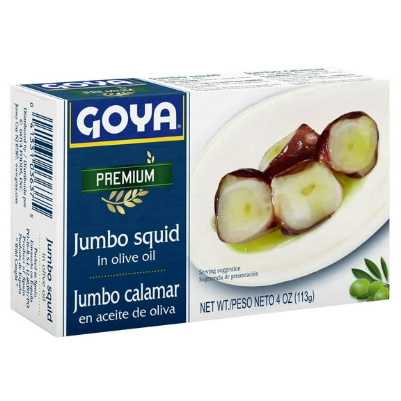 Goya Jumbo Squid in Olive Oil 4 oz