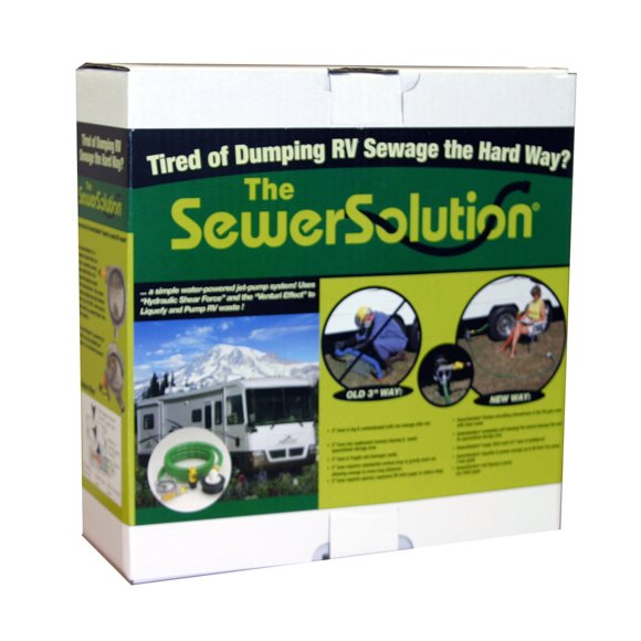 Valterra Macerator Waste Dump System SS01 Sewer Solution; Portable For Temporary Installation; Twist-On Mount