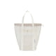 thumbnail image 5 of Bolso de playa de malla con bolsillos, separación para ropa seca y mojada, bolso de hombro grande para la playa. Blanco, 5 of 9