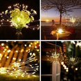 thumbnail image 3 of 2 Pack Firework Fairy Light, 200 LED 8 Mode LED Starburst Lights Copper Wire Twinkle Light with Remote Control for Patio Lawn Backyard Landscape Wedding Party Decorations (Warm White), 3 of 12