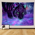 thumbnail image 1 of Tapiz de pared de animales para colgar en la pared, tela, tigre fluorescente Uv, Jap, 1 of 3