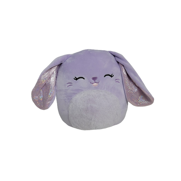 Squishmallows Official Kellytoys Plush 8 Inch Bubbles the Purple Bunny