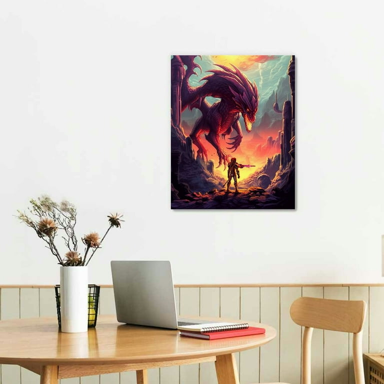 Metroid Samus Poster 2024 Painting canvas 16*24 inch