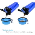 thumbnail image 2 of Dog Travel Water Bottle Collapsible Bowls, 2 In 1 Pet Food Container With Collapse Bowls For Pet Walking, 2 of 3