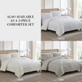 thumbnail image 5 of Beatrice Home Fashions Medallion Chenille Bedspread, King, Gray, 5 of 5