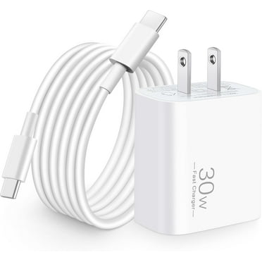 30W USB C Fast Charger for Google Pixel 9/9 Pro XL/8/8a/8 Pro/7/7a/6/5/4/3 XL, 30 Watt Type C Super Fast Wall Charger Block with 6.56FT Charging Cable, With Packaging Box