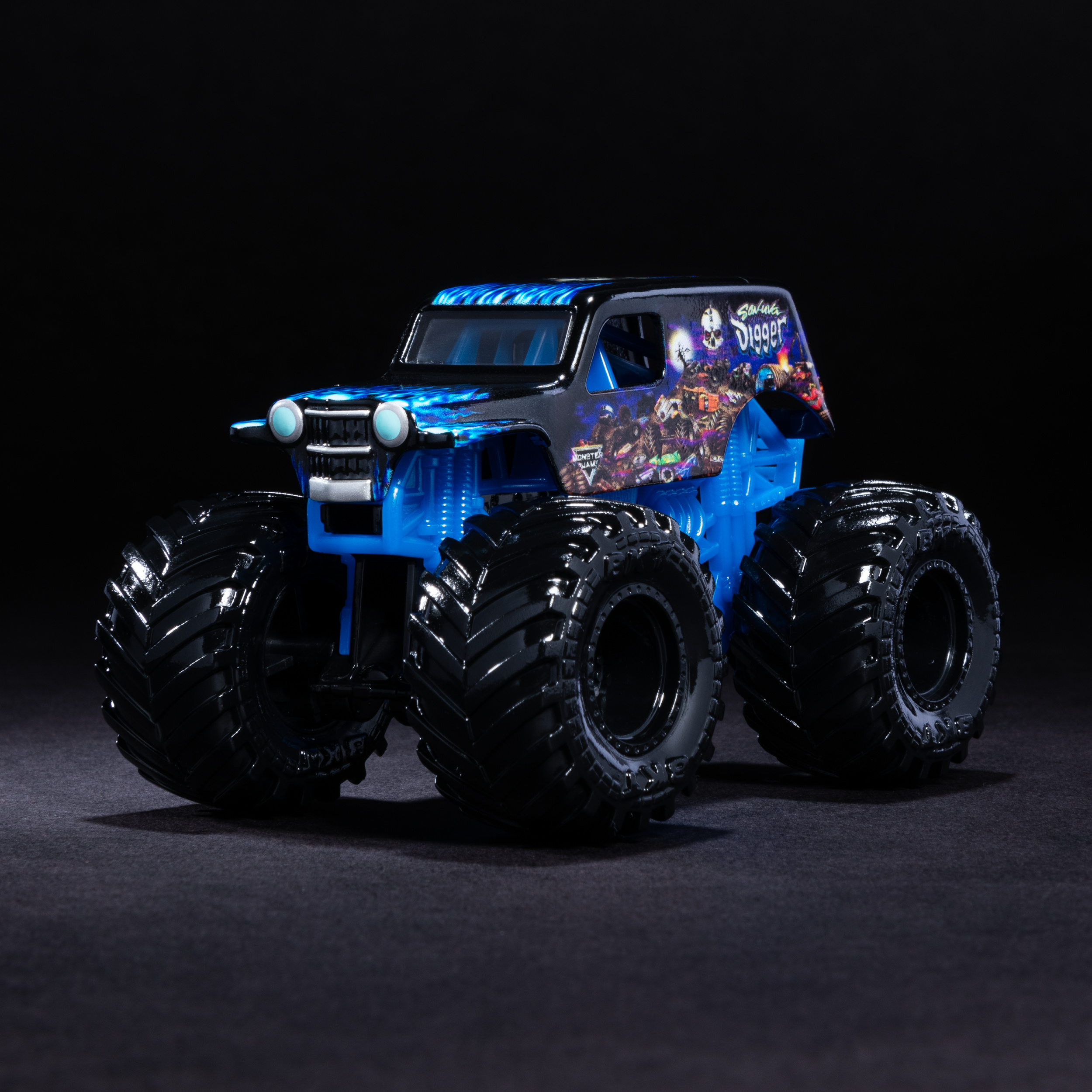 Monster Jam, Official Son-uva Digger Monter Truck, Die-Cast Vehicle, Legacy Trucks Series, 1:64 Scale