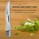 thumbnail image 2 of Batería de Cocina Acero inoxidable vegetal ajo cebolla cortador cuchillo cocina utensilios de cocina Tmvgtek Libre de BPA, 2 of 9