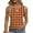 Yellow, variant on HOMBOM Cutout Tank Tops for Women Trendy Gray Pleated Casual Notch Neck Sleeveless Plaid Blouse