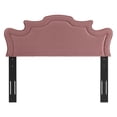 thumbnail image 4 of Modway Evangeline Performance Velvet Twin Headboard in Dusty Rose, 4 of 9