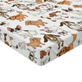 thumbnail image 2 of Ambesonne Dog Lover Fitted Sheet, Various Domestic Animals, Twin Size, Multicolor, 2 of 3