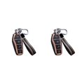 thumbnail image 2 of Sidaley Elegante funda de TPU para llave de coche para una protección duradera de la llave Funda flexible para llave de coche conchas negras + negro + hebilla de cuerda 2piezas, 2 of 6