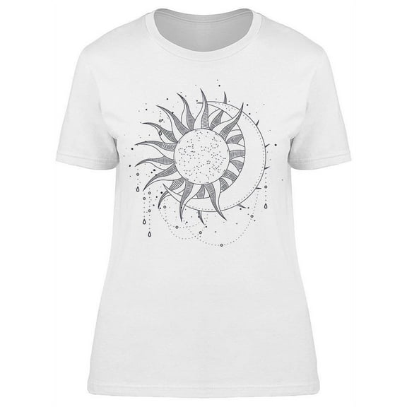 Artistic Sun T-Shirt Women -Image by Shutterstock, Female 3X-Large