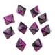 thumbnail image 1 of 10 dados poliédricos multicara D8 para juego de mesa D&amp;D TRPG Morado + Gris, 1 of 9