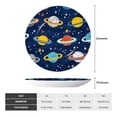 thumbnail image 2 of Kdxio Planets and Stars Bone China Decorative Plate Ceramic Decorative Plate for Home Office Wall Stand Decorative Plates for Home Bedroom-7in, 2 of 6