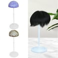 thumbnail image 2 of Adjustable Height Plastic Wigs Holder for Easy Assembly Wigs Storage Solution Hat Display Rack for Travel and Daily Use, 2 of 8