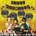 thumbnail image 3 of PMU New Year's Eve Party Supplies 2026 Black and Gold Party Kit Assortment for 25 persons - New Year's Eve Decorations Supplies, Outfits for Adults, Men and Women (25/psn), 3 of 9