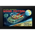 thumbnail image 2 of Retrobot 24x16 Black Modern Framed Museum Art Print Titled - Battery Operated Moon Patrol XT-978, 2 of 5