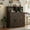 Brown, variant on Farmhouse Sideboard Buffet with Microwave Stand,Varied Storage with Drawers and Cabinets, Easy Assembly, Versatile Use for Kitchen and Living Room