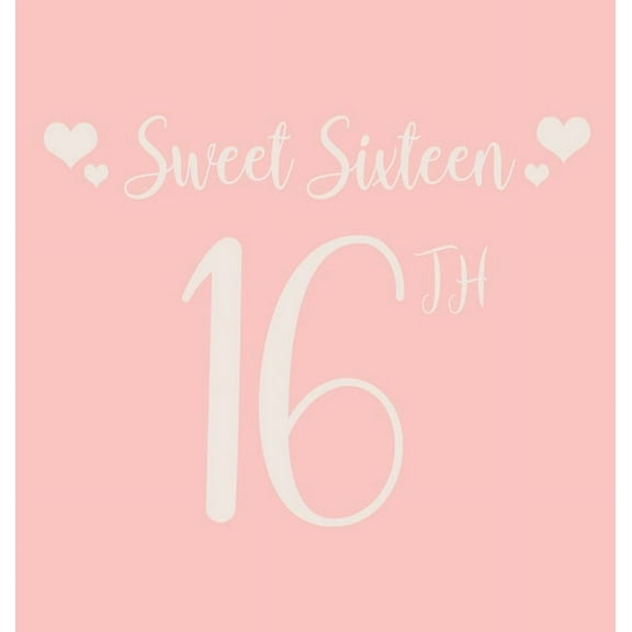 Happy 16th Birthday Guest Book (Hardcover): Sweet Sixteen Guest book, party and birthday celebrations decor, memory book, (Hardcover)
