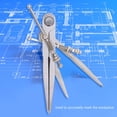 thumbnail image 4 of Drafting Compass, Carbon Steel 150mm Small Flat Leg Divider High Hardness  for Metalware, 4 of 7