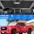 thumbnail image 3 of GHSDFBB Car Windshield Sun Shade Foldable,Sun Protection for Car Front Windshield,Sun Protector for UV Ray,Car Interior Accessories for Sun Heat,Fit for 2019-2024 GMC Sierra 1500 2500 3500, 3 of 7
