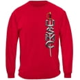 thumbnail image 2 of USMC Marine Corps Semper Fidelis Hooded Sweatshirt by , Red, L, 2 of 7