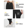 thumbnail image 6 of baleaf Women's Fleece Lined Joggers Winter Thermal Pants Black L, 6 of 7