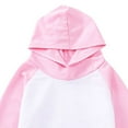 thumbnail image 5 of KPOPLK Baby Boys Dinosaurs Hoodie Boys Shark Pullover with Pocket Kids Truck Warm Sweatshirt Sweater(5-6 Years,Pink), 5 of 5