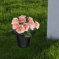 thumbnail image 4 of 10 Uds. Jarrón de cementerio conmemorativo, maceta de plástico para flores, jarrón de cementerio de 16 agujeros, soporte para contenedor de flores, 4 of 5