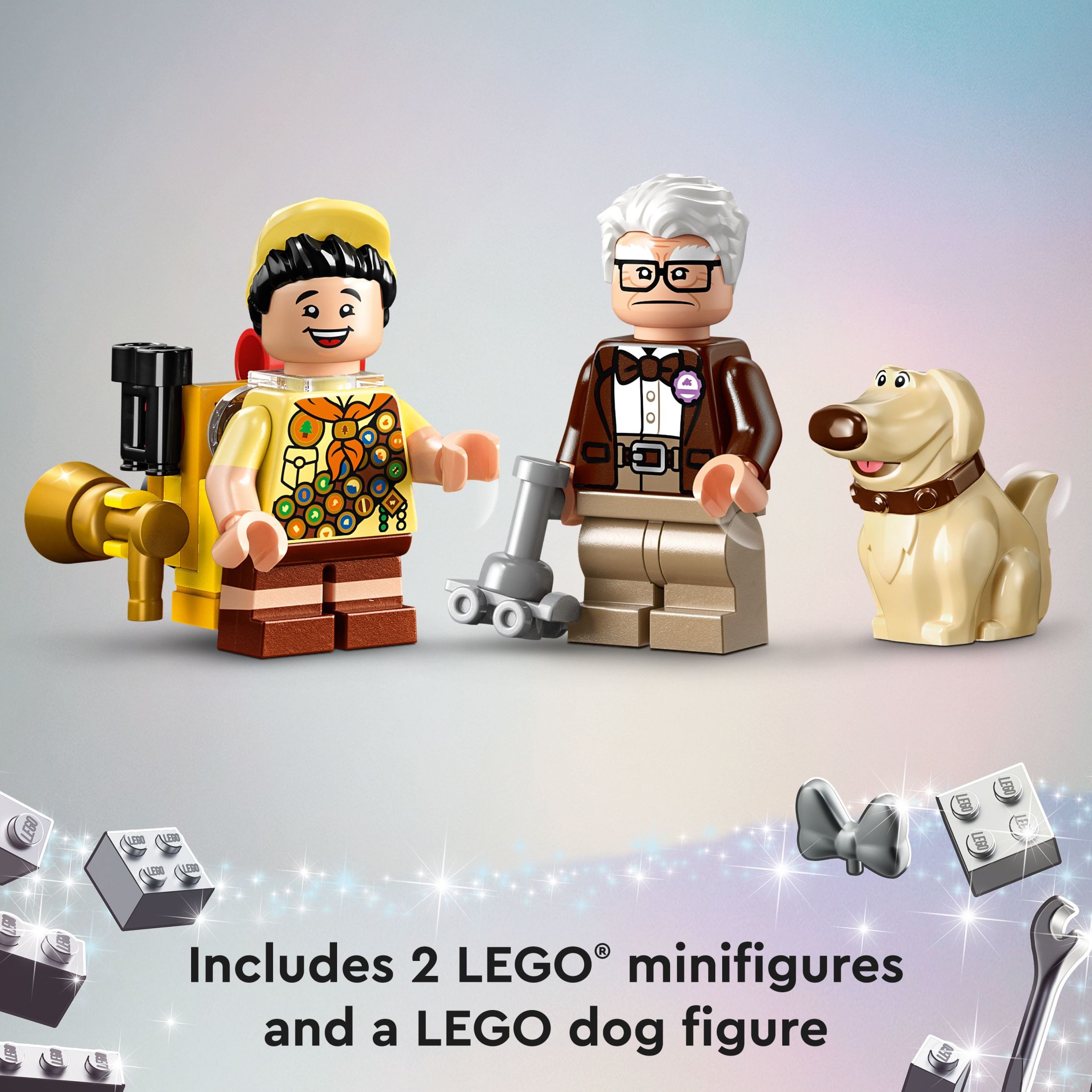 LEGO Disney y Pixar Casa de Up 43217 Set de Construcción Clásico de Celebración Disney 100 para Niños y Fans de Películas Mayores de 9 Años, Regalo Divertido para Fans de Disney y Amantes del Juego Creativo 7
