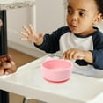 thumbnail image 3 of YSNOOWE Lot de 1 Bol Mignon en Silicone Rond Rose Facile à Nettoyer pour Repas d'Enfants, 3 of 8
