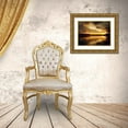 thumbnail image 3 of Peck, Gail 32x25 Gold Ornate Wood Framed with Double Matting Museum Art Print Titled - Yellow Sunset, 3 of 4