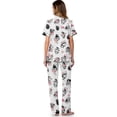 thumbnail image 3 of TSOVTHRID Ladybug Rose Print Pajama Set for Women Button Down Sleepwear with Long Pants Soft Loungewear Pjs Sets, Size XL, 3 of 7