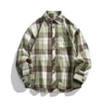 thumbnail image 2 of BVnarty Plaid Shirts for Men Casual Plaid Button-Up Shirt Long Sleeve Turn-Down Collar with Pockets for Daily Wear Outdoor Fashion, 2 of 4
