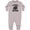 AC-Heather Grey, variant on Grandpa is Worlds Best Truck Driver Baby Fleece Romper