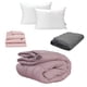 thumbnail image 1 of Edredón King Size Homy Lila + Sábanas Royal + Protector Lux + Almohadas Royal Twin, 1 of 8