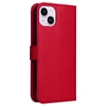 thumbnail image 4 of for iPhone 15 Wallet Case, with Credit Card Holder and Wrist Strap, RFID Blocking PU Leather Flip Magnetic Cell Phone Cover Case for iPhone 15 6.1 inch, Red, 4 of 9