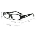 thumbnail image 4 of EYE ZOOM 5 Pack Classic Rectangular Plastic Reading Glasses for Men and Women, Tortoise Brown +1.50, 4 of 5